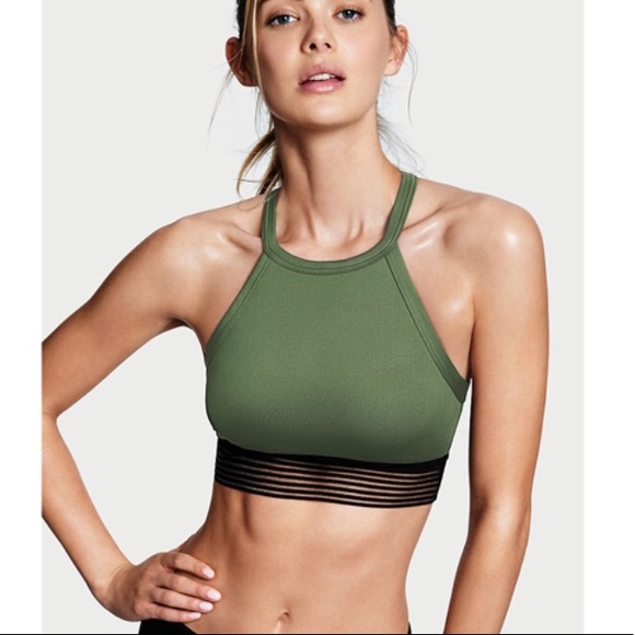 victoria secret high neck sports bra